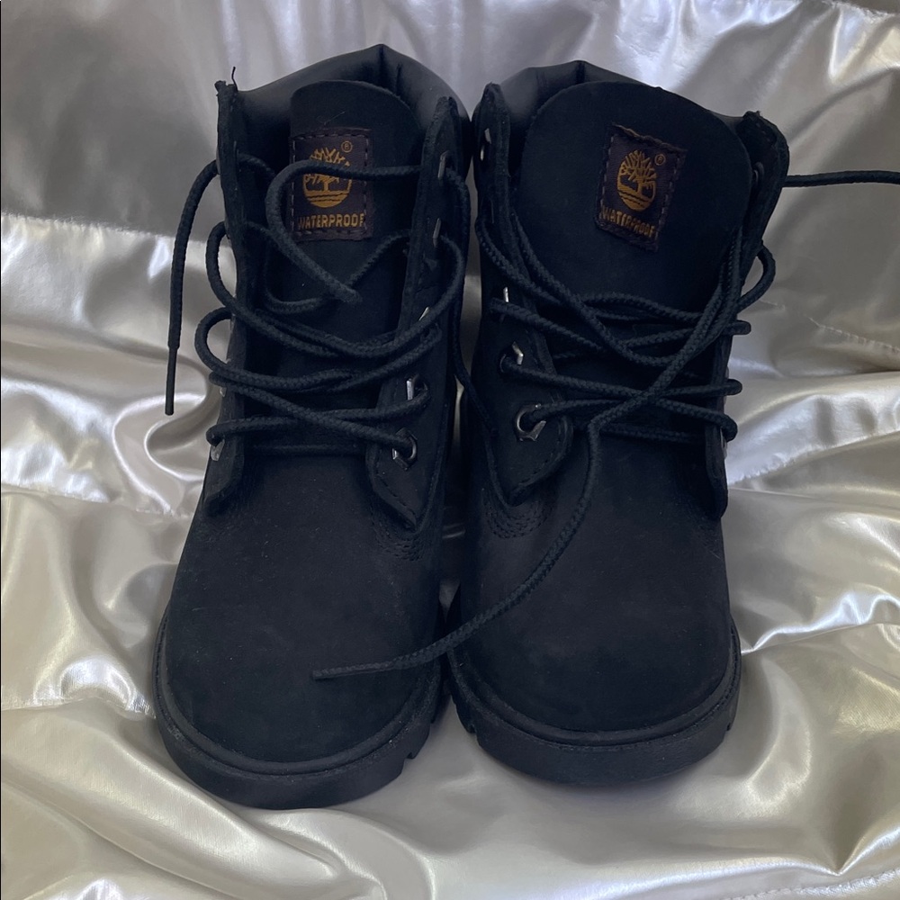 Timberland Black Leather Boots